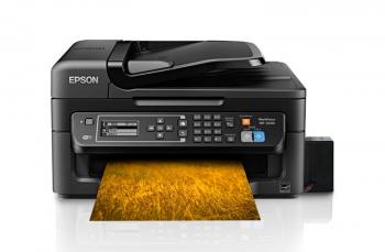 МФУ Epson Workforce WF-2630 с БСНПЧ и чернилами INKSYSTEM