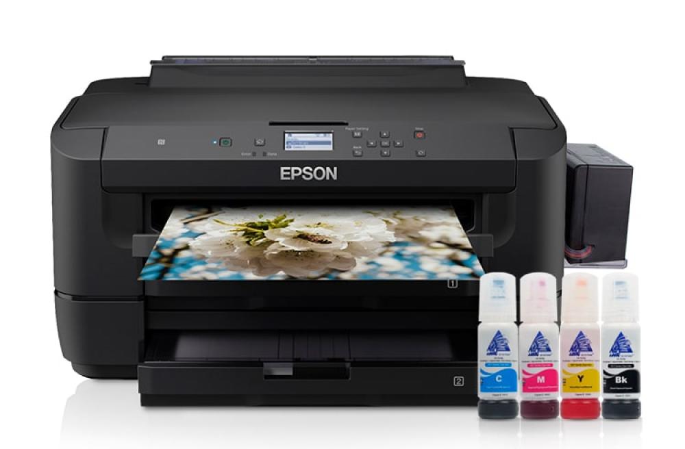 фото Принтер Epson WorkForce WF-7210DTW с БСНПЧ и чернилами INKSYSTEM - изображение 1