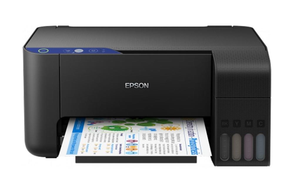 изображение БФП Epson L3111 з оригінальною СБПЧ та чорнилом INKSYSTEM 250мл - зображення 1