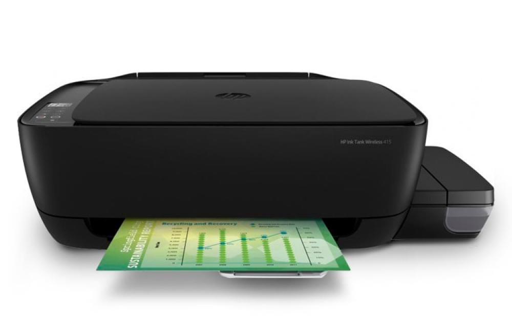 фото МФУ HP Ink Tank 415 с оригинальной СНПЧ и чернилами INKSYSTEM - изображение 1