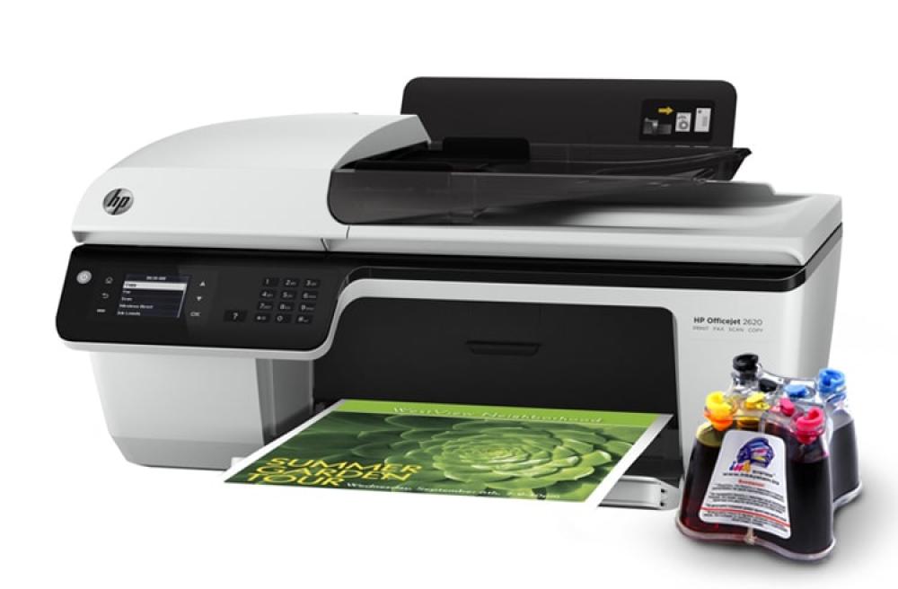 фото МФУ HP OfficeJet 2620 с СНПЧ и чернилами - зображення 1