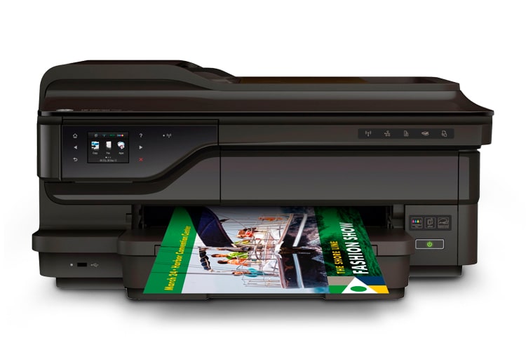 фото МФУ HP Officejet 7612 с ПЗК и чернилами