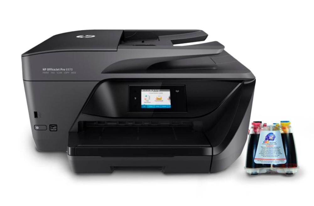 фото МФУ HP OfficeJet Pro 6970 с СНПЧ и чернилами - зображення 1