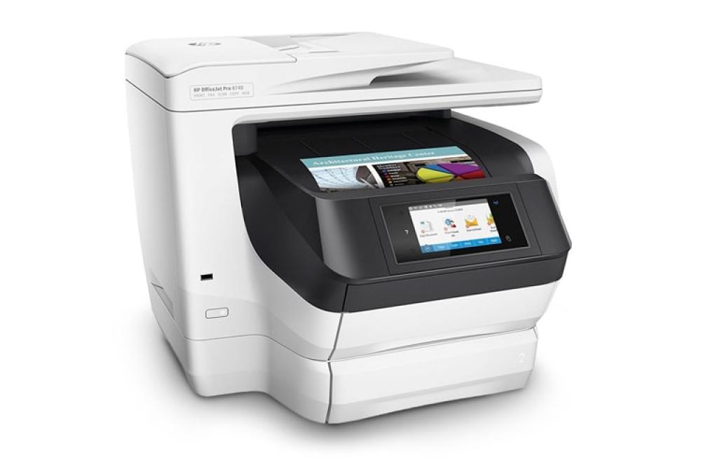 изображение БФП HP OfficeJet Pro 8740 з ПЗК та чорнилом - зображення 1