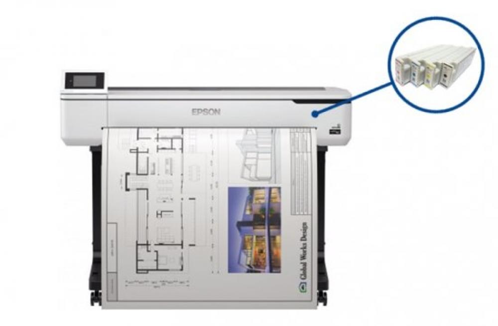 изображение Плоттер Epson SureColor SC-T5100 с ПЗК и чернилами - изображение 1