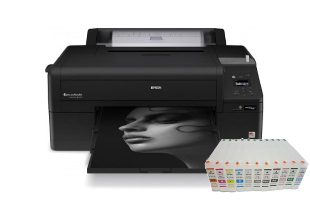 фото Плоттер Epson SureColor SC-P5000V Spectro с ПЗК и чернилами - изображение 1