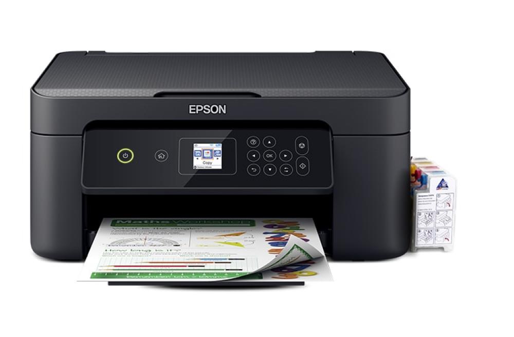 изображение МФУ Epson Expression Home XP-3100 с СНПЧ и чернилами - изображение 1