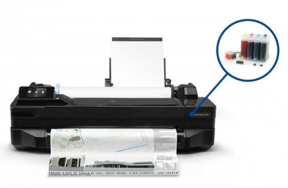 фото Плоттер HP Designjet T520 36" (без стенда) с СНПЧ и чернилами (Уценка) - изображение 1