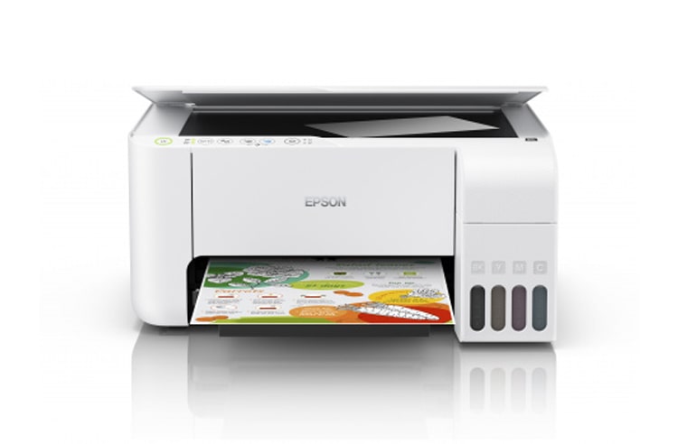 фото МФУ Epson L3156 с оригинальной СНПЧ и чернилами