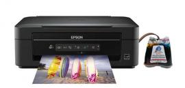 МФУ Epson Expression Home XP-203 с СНПЧ и чернилами