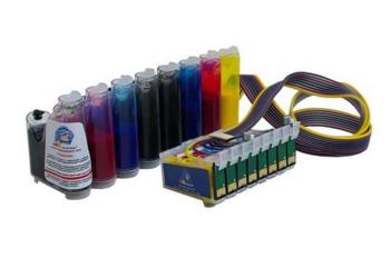 Бесчиповая СНПЧ Epson SureColor SC-P400/P405/P407/P408 (100 ml) (Ключ прошивки в комплекте)