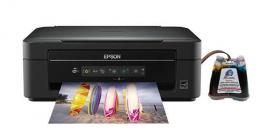 МФУ Epson Expression Home XP-207 с СНПЧ и чернилами