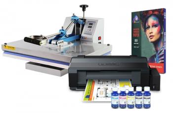 Планшетний термопрес INKSYSTEM P-4060 40*60 см і принтер Epson L1300 з набором для сублімаційного друку Планшетний термопрес INKSYSTEM P-4060 40*60 см і принтер Epson L1300 з набором для сублімаційного друку