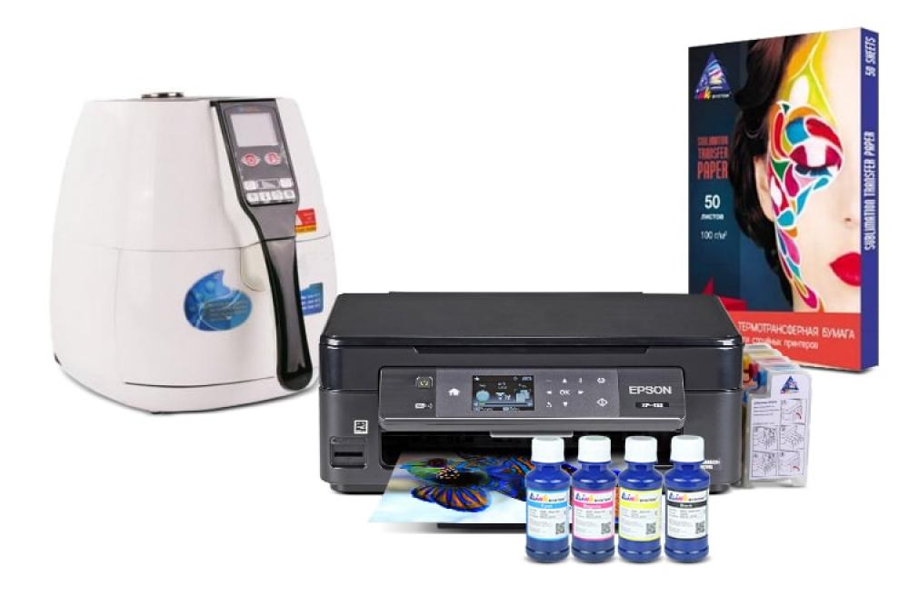 фото Вакуумный термопресс HeatPress V-02 3D Mini и МФУ Epson XP-452 с набором для сублимационной печати - изображение 1
