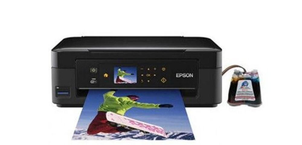 изображение МФУ Epson Expression Home XP-406 с СНПЧ и чернилами - изображение 1