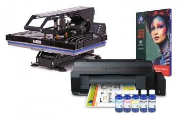 Планшетний термопрес INKSYSTEM SP AO4060 40*60 см і принтер Epson L1300 з набором для сублімаційного друку Планшетний термопрес INKSYSTEM SP AO4060 40*60 см і принтер Epson L1300 з набором для сублімаційного друку