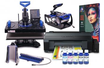 Багатофункціональний термопрес INKSYSTEM SP Combo 4 29*38 см 4 в 1 і принтер Epson L1300 з набором для сублімаційного друку Багатофункціональний термопрес INKSYSTEM SP Combo 4 29*38 см 4 в 1 і принтер Epson L1300 з набором для сублімаційного друку