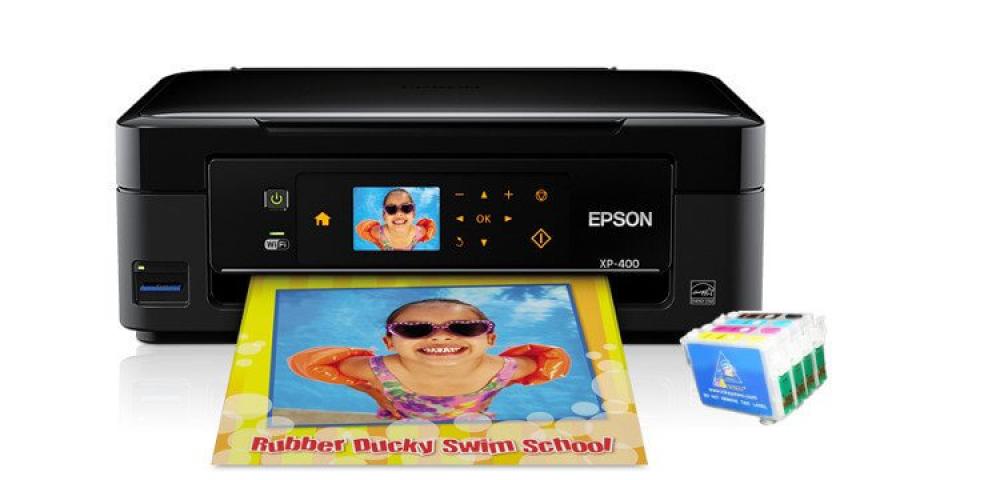 изображение БФП Epson Expression Home XP-400 з ПЗК та чорнилом - зображення 1