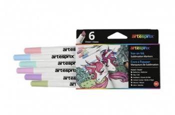 Набір фломастерів для тканини Artesprix пастельные кольори