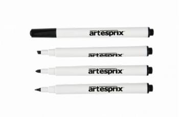 Набір фломастерів для тканини Artesprix чорний