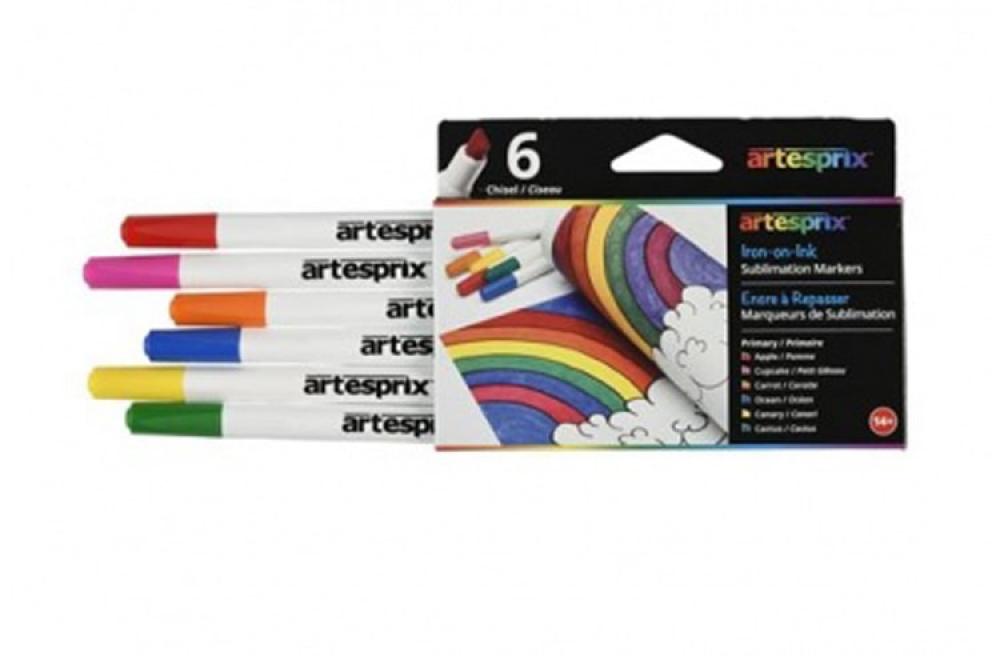 фото Набор фломастеров для ткани Artesprix яркие цвета - изображение 1