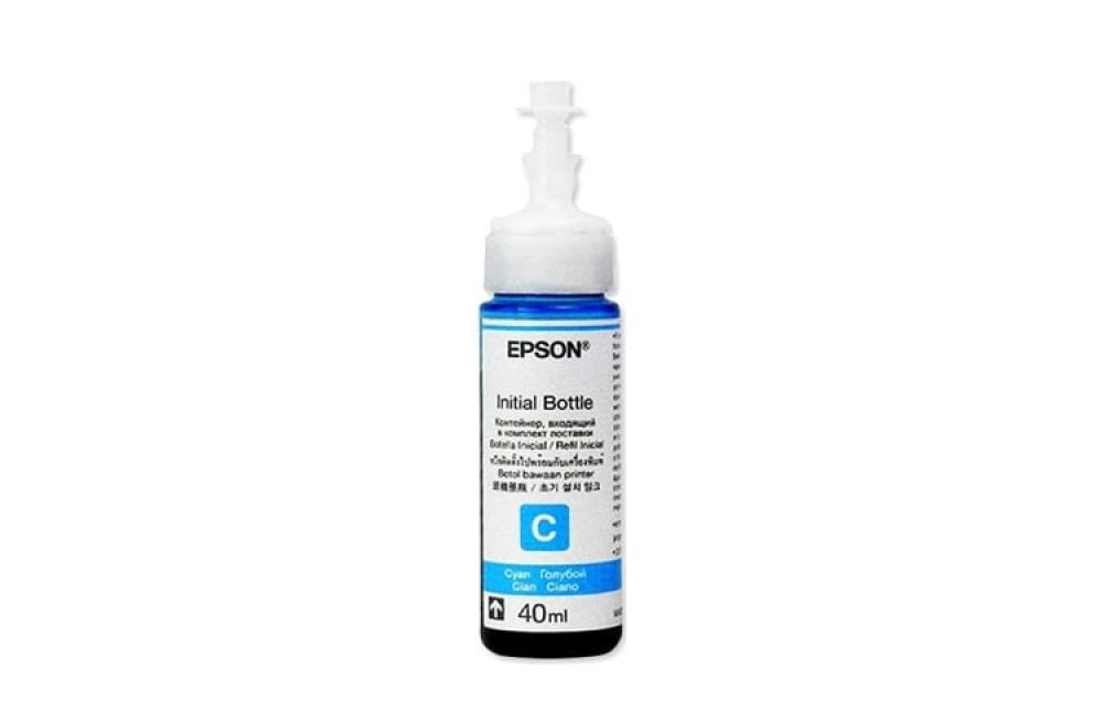 фото Оригинальные чернила для Epson T664 Cyan (40 мл)