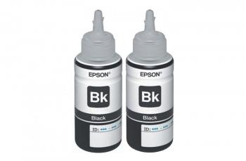 Оригінальне чорнило для Epson T673 Black (70 мл) - 2шт Оригінальне чорнило для Epson T673 Black (70 мл) - 2шт