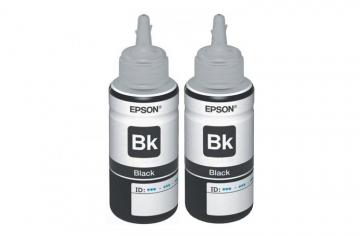 фото Оригинальные чернила для Epson T673 Black (70 мл) - 2шт