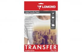 Термотрансферний папір LOMOND Transfer Paper for bright cloth A4, 140г/м2 50 аркушів