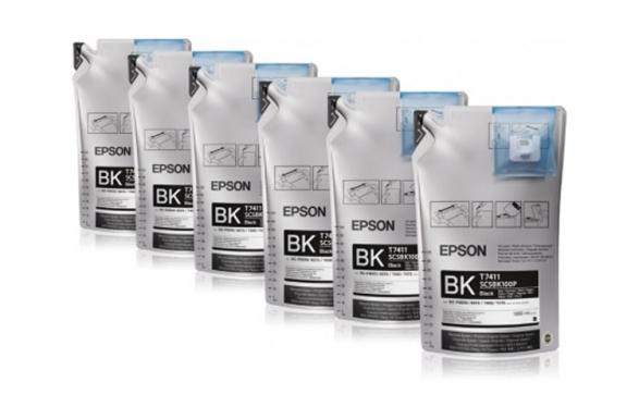 фото Комплект сублимационных чернил Epson Black для Epson SureColor SC-F6200 6шт*1000мл