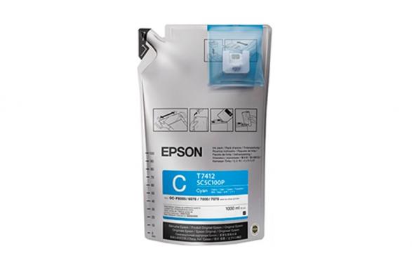 фото Сублимационные чернила Epson Cyan для Epson SureColor SC-F6200 1000 мл
