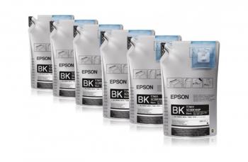 Комплект сублімаційних чорнил Epson Black для Epson SureColor SC-F6300 6шт*1100мл Комплект сублімаційних чорнил Epson Black для Epson SureColor SC-F6300 6шт*1100мл