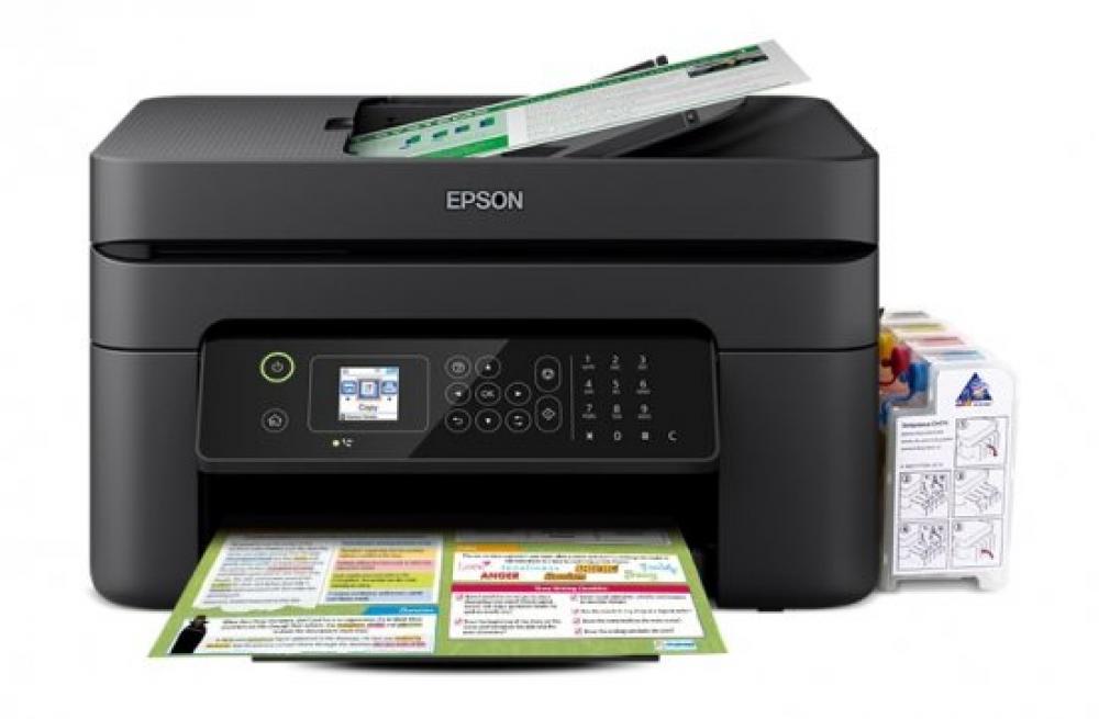 фото МФУ Epson Workforce WF-2850 с СНПЧ и чернилами - изображение 1