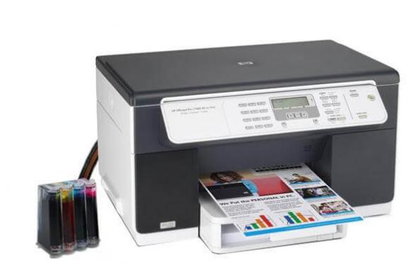 изображение БФП HP OfficeJet L7480 з СБПЧ та чорнилом