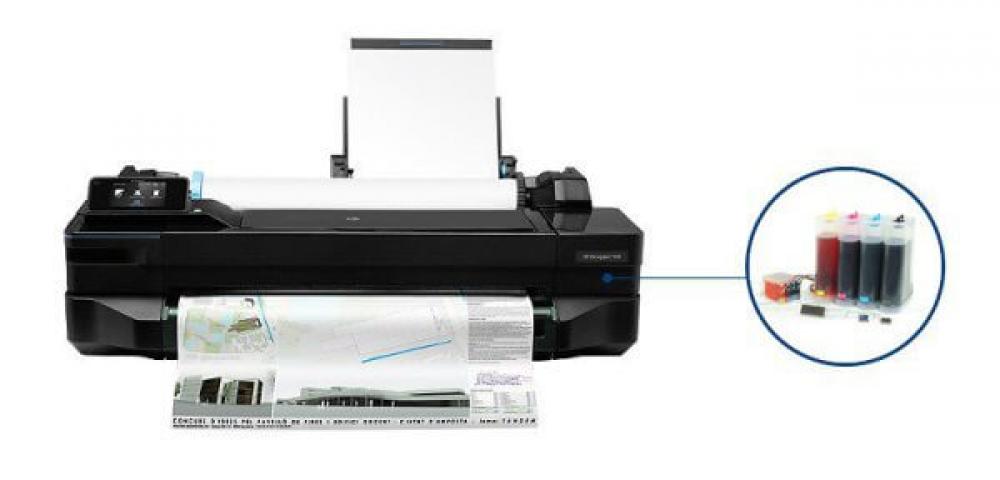 фото Плоттер HP Designjet T120 с СНПЧ и чернилами (Уценка) - изображение 1