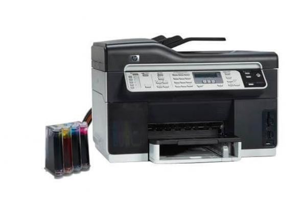 изображение БФП HP OfficeJet Pro L7590 з СБПЧ та чорнилом