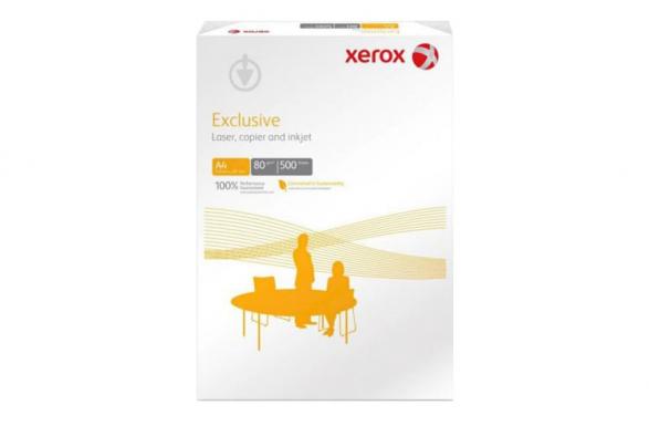 изображение Офісний папір Xerox Exclusive A4, 80g/m2, 500л (Class A+)