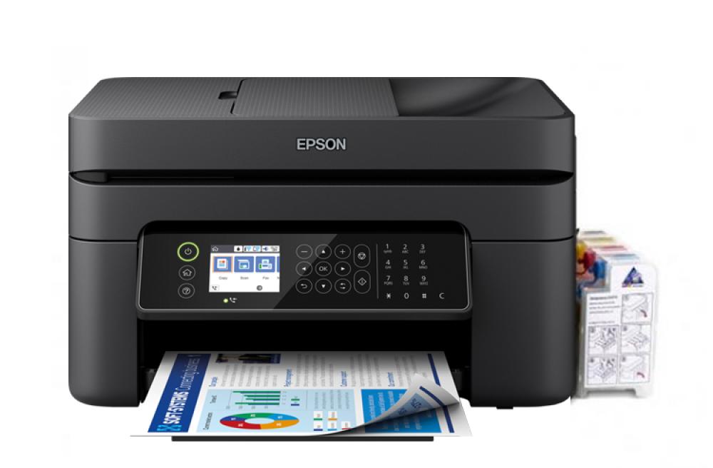 фото МФУ Epson Workforce WF-2870DWF с СНПЧ и чернилами - зображення 1