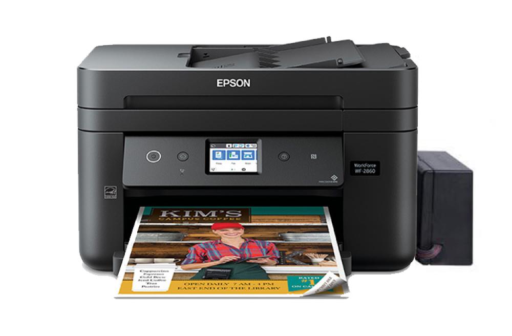 фото МФУ Epson Workforce WF-2860DWF с БСНПЧ и чернилами INKSYSTEM - изображение 1