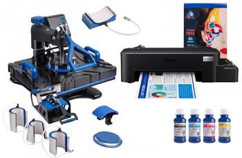 Термопресс INKSYSTEM SP Combo 8 29*38 см 8 в 1 и принтер Epson L121 с набором для сублимационной печати Термопресс INKSYSTEM SP Combo 8 29*38 см 8 в 1 и принтер Epson L121 с набором для сублимационной печати