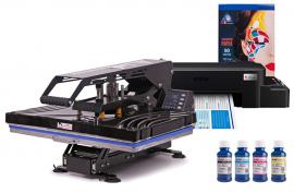 Планшетный термопресс INKSYSTEM SP AO4060 40*60 см и принтер Epson L121 с набором для сублимационной печати