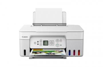 фото МФУ Canon PIXMA G3470 White с оригинальной СНПЧ и чернилами