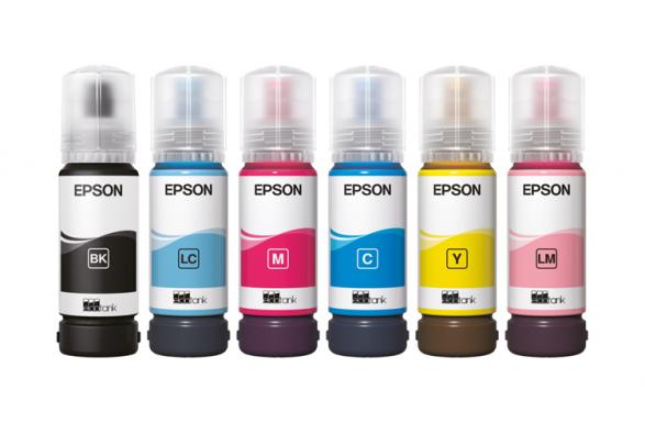 фото Оригинальные чернила для Epson L8050 (70 мл, 6 цветов)