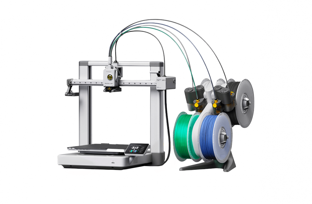 фото 3D-принтер Bambu Lab A1 Combo - изображение 1