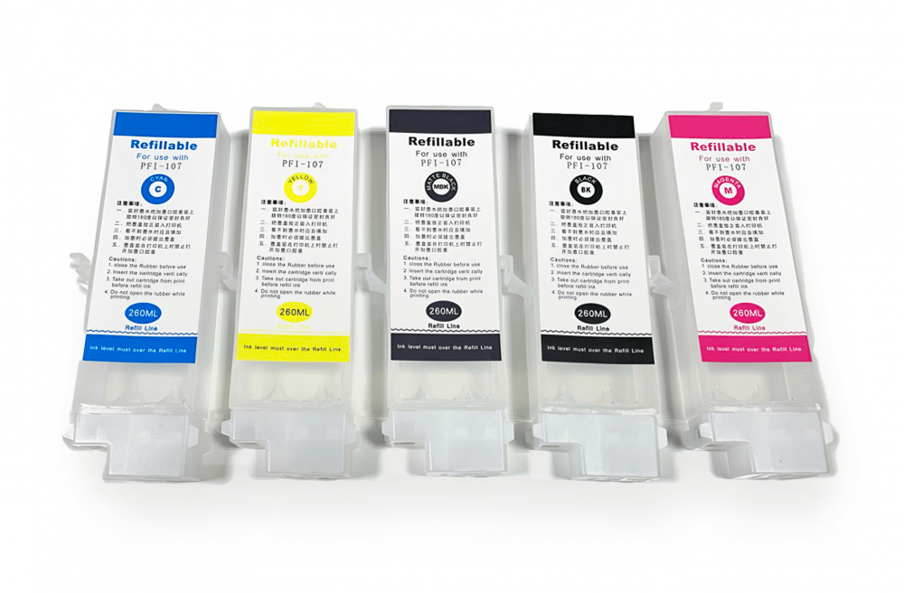 фото Перезаправляемые картриджи для Canon imagePROGRAF TM-305 (PFI-107, PFI-120) - зображення 1