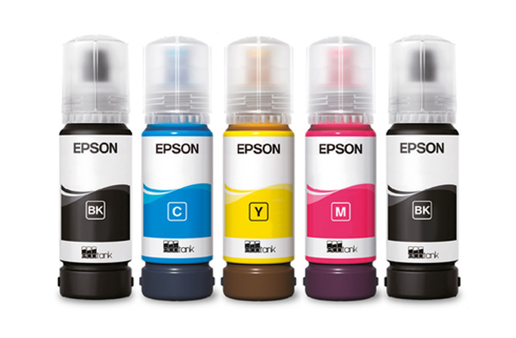 зображення Оригінальне чорнило для Epson L5296 (65мл, 5 кольорів)