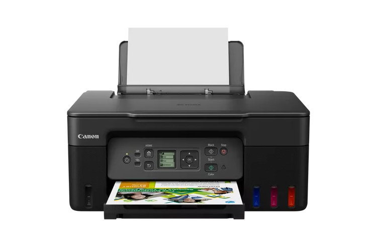 изображение МФУ Canon PIXMA G3470 Black с оригинальной СНПЧ и чернилами