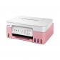фото МФУ Canon PIXMA G3430 Pink с оригинальной СНПЧ и чернилами (черный - 70мл, цветные - 40 мл)
