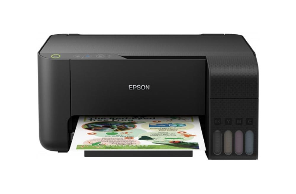 фото МФУ Epson L3100 с оригинальной СНПЧ и пигментными чернилами 100мл - изображение 1