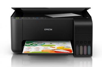 фото МФУ Epson L3150 с оригинальной СНПЧ и пигментными чернилами 100мл